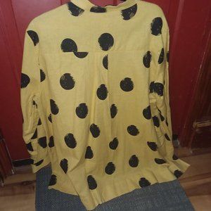 gracila Tops - Mustard yellow & black tunic gracila Tops - Mustard yellow & black tunic